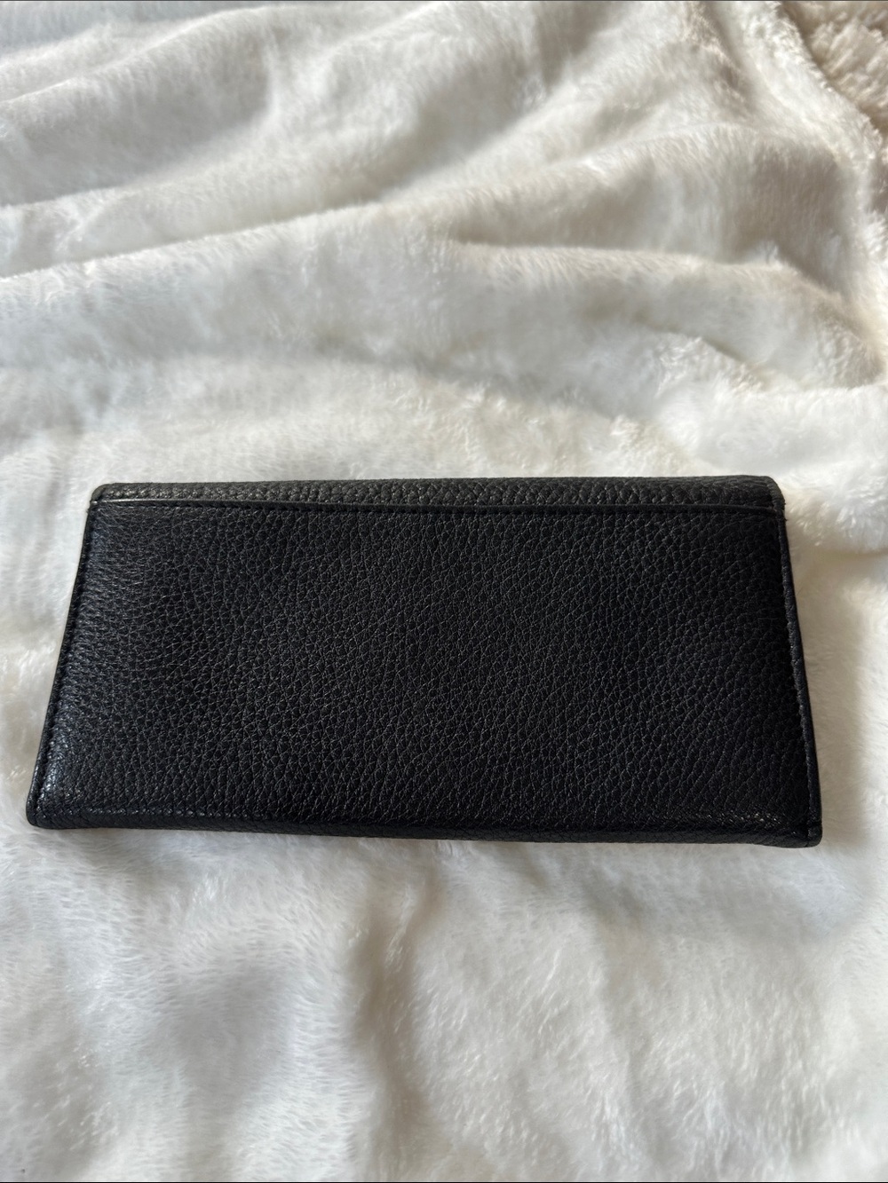 ZINDA Black Leather Women's Wallet Clutch RFID Blocking Compact Minimalist EUC - Picture 4 of 15